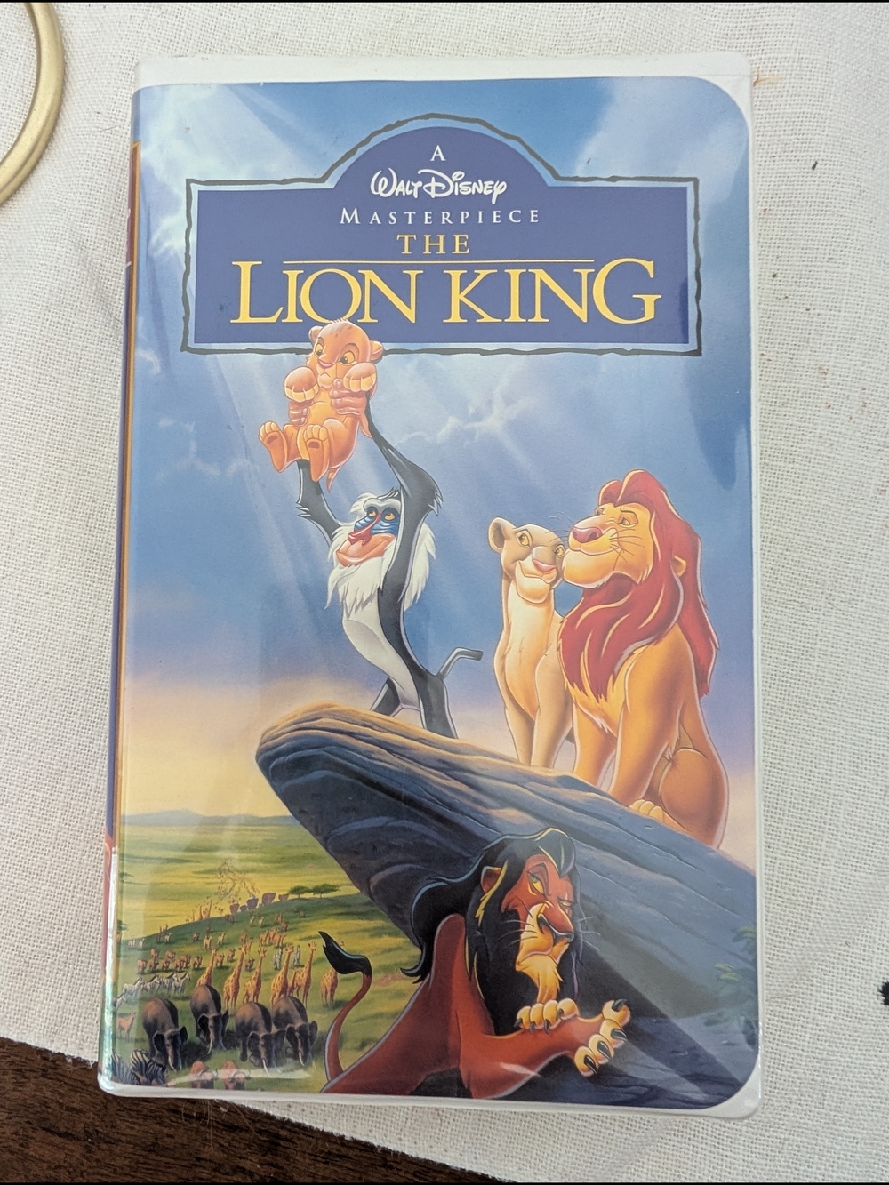 Disney Home Video VHS Case - Cream and White